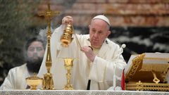 Papež František mše Vatikán koronavirus