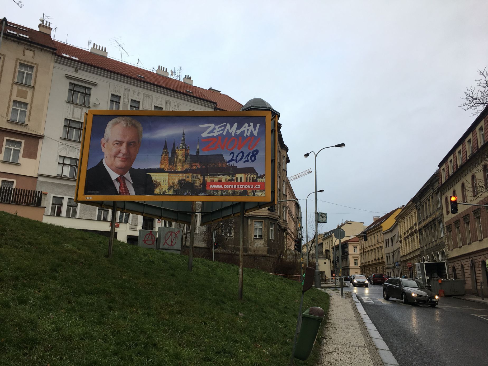 Billboardy Zeman znovu