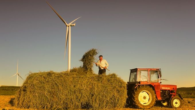 Větrné elektrárny v Rumunsku.