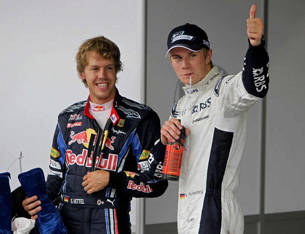 VC Brazílie: Nico Hülkenberg a Sebastian Vettel