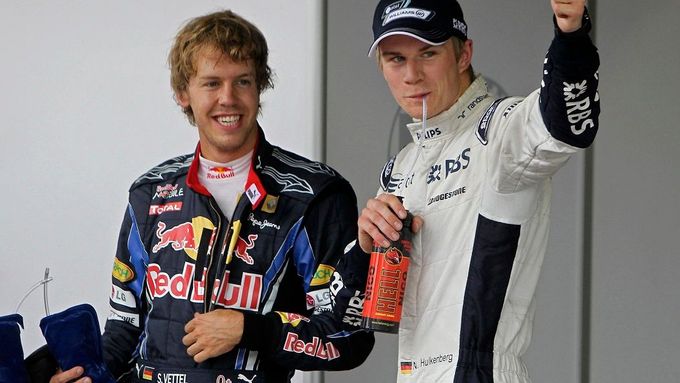 Nico Hülkenberg s krajanem Sebastianem Vettelem
