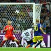 Ola Toivonen dává gól v zápase Německo - Švédsko na MS 2018
