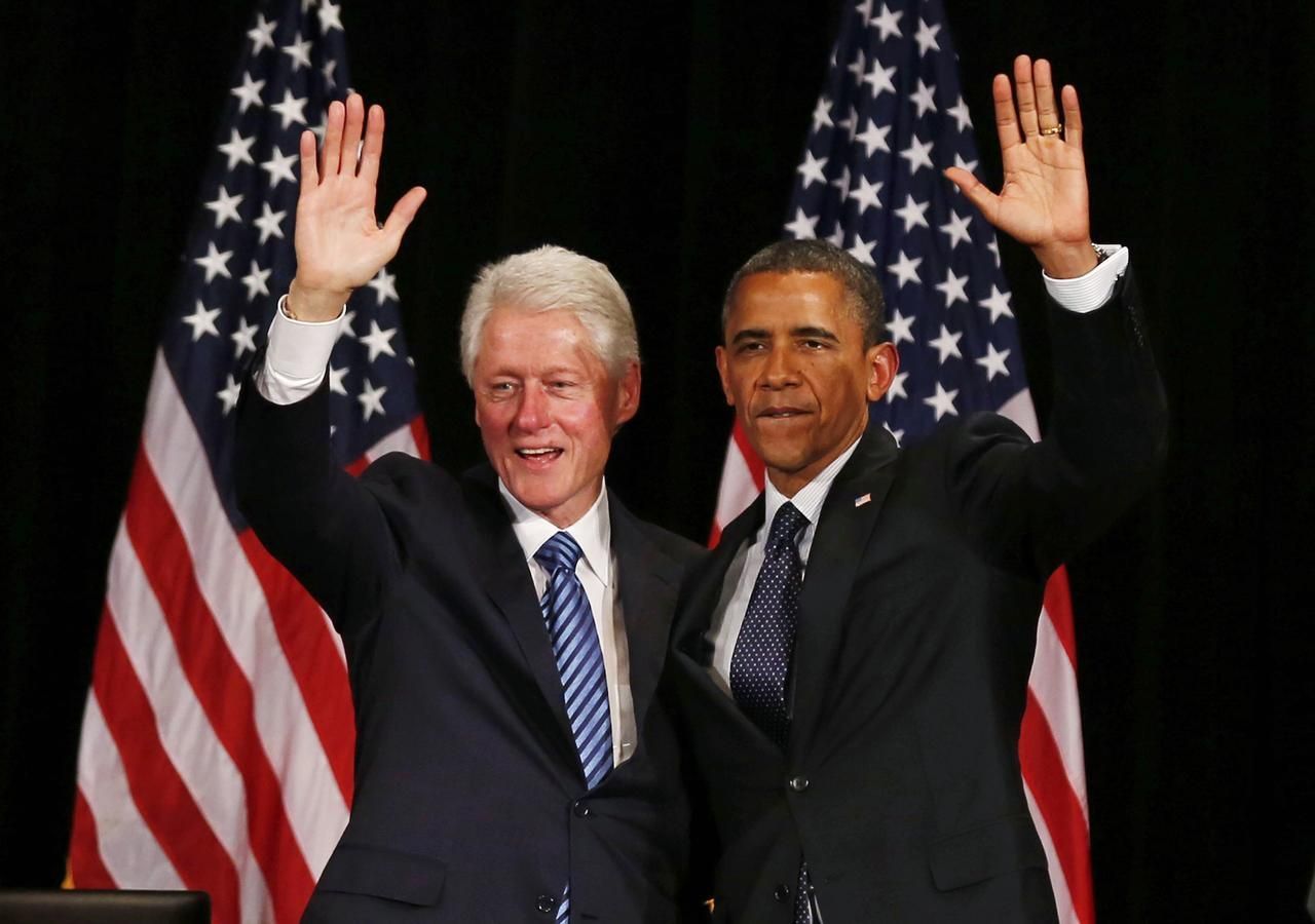 Bill Clinton a Barack Obama