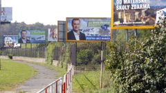 Billboardy na komunální volby