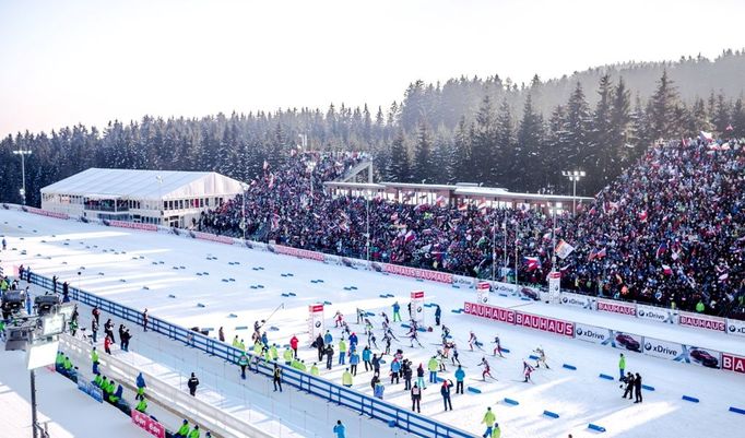 Biatlon v NMNM: Závod smíšených dvojic: Vysočina aréna