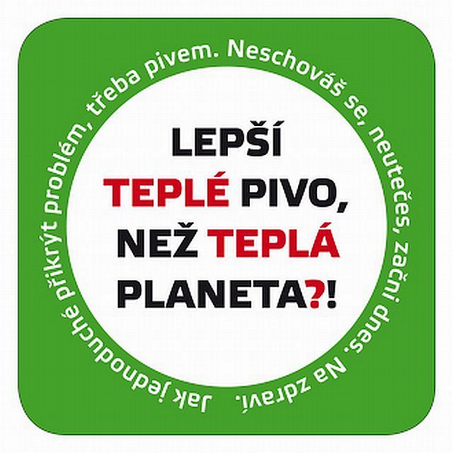 Ekologický pivní tácek