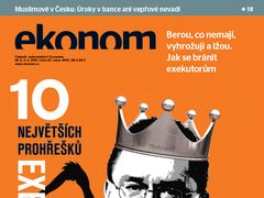 Obálka týdeníku Ekonom