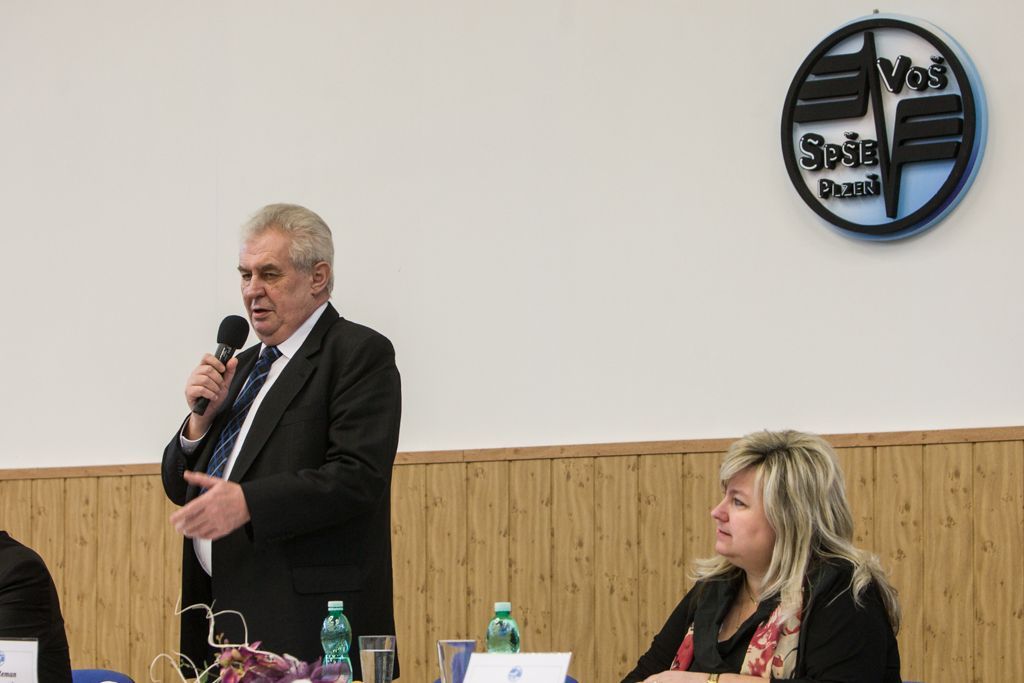 Miloš Zeman na návštěvě Plzeňského kraje