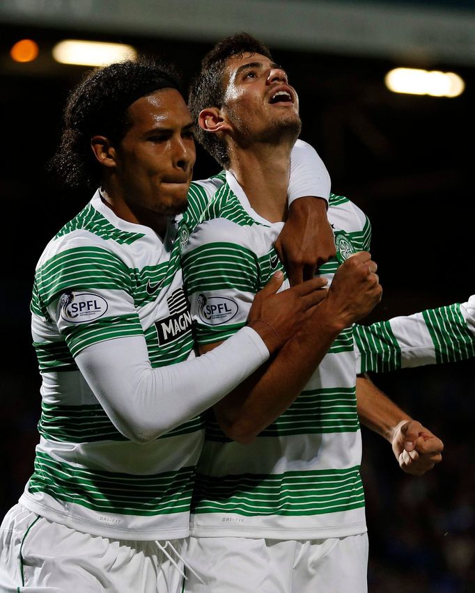 Celtic Glasgow (Nir Bitton a Virgil van Dijk)