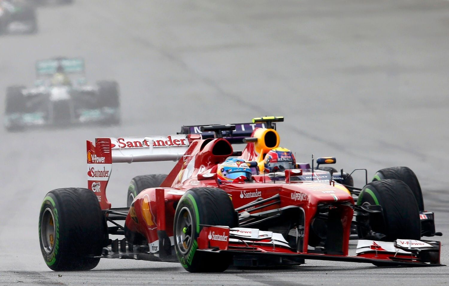 Formule 1, VC Malajsie 2013: Fernando Alonso, Ferrari a Sebastian Vettel, Red Bull