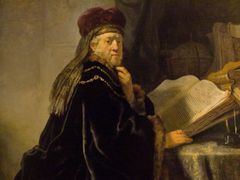 Rembrandt Harmenszoon van Rijn: Učenec ve studovně, 1634.