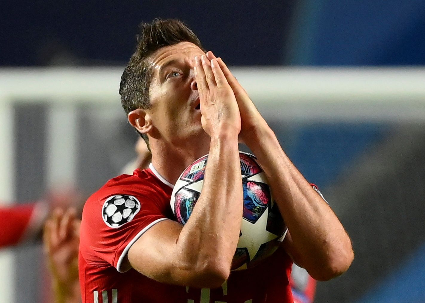 Robert Lewandowski ve finále LM Bayern Mnichov - Paris St. Germain