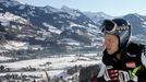 Andreas Buder si před tréninkem prohlížel trať Hahnenkammu. To ještě netušil, co na něj sjezdovka přichystala