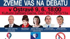 Leták - debata o migraci
