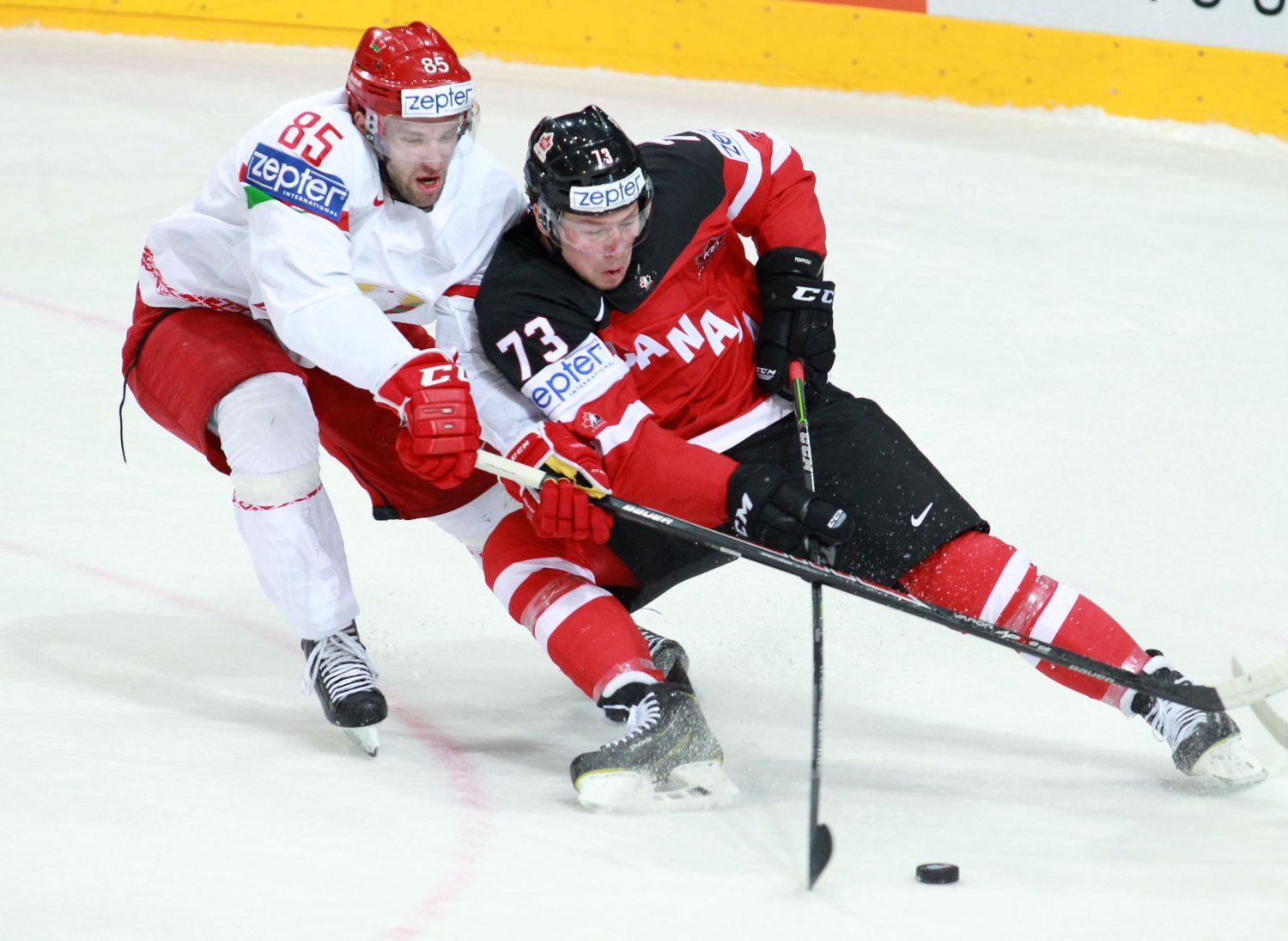 MS 2015, Kanada-Bělorusko: Tyler Toffoli - Arťom Volkov