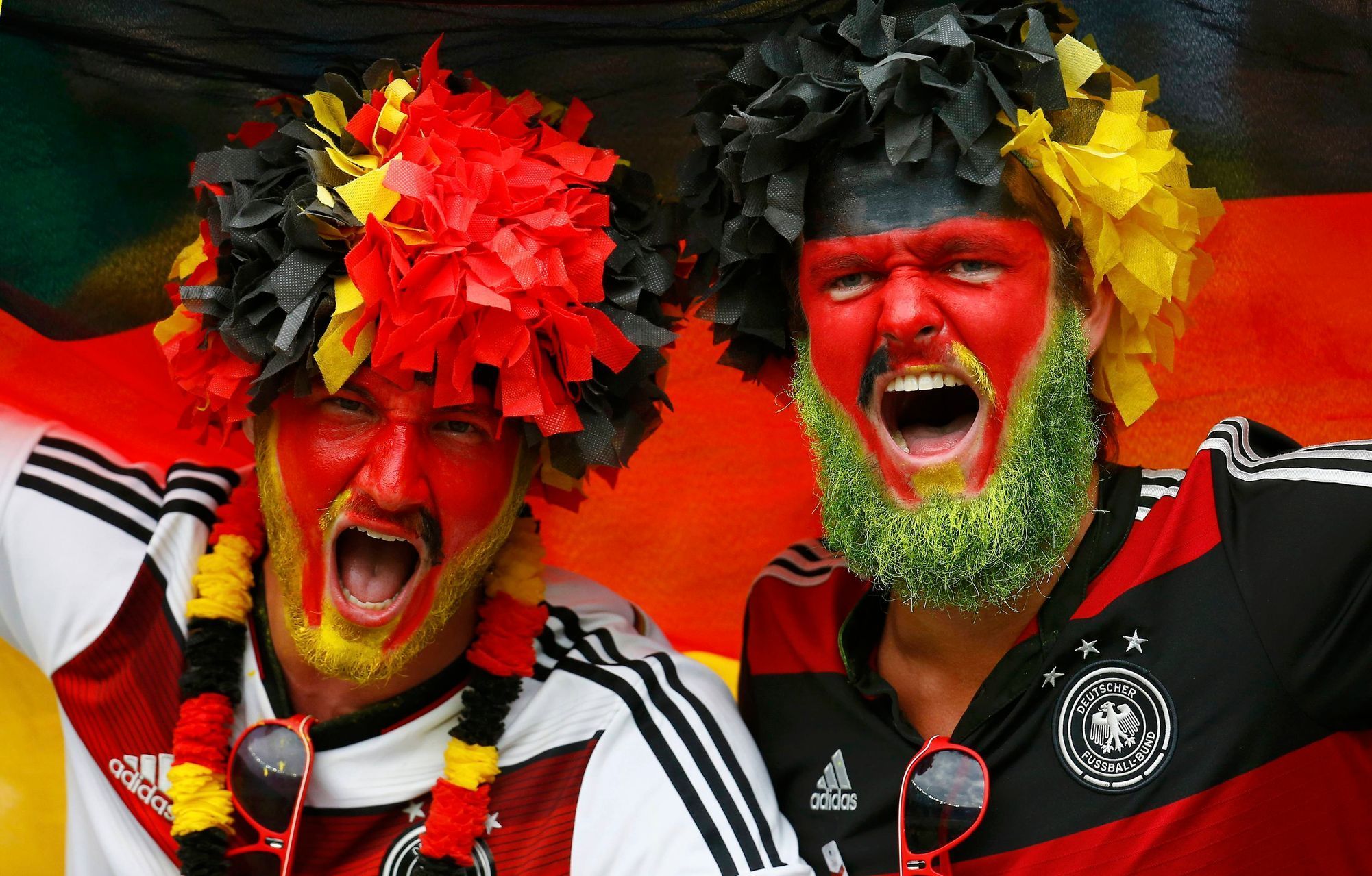 Fanoušci Německa na MS ve fotbale 2014