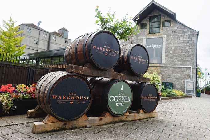 Tullamore, fotografie z města i z tamní výroby irské whiskey