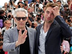David Cronenberg a Robert Pattinson v Cannes už soutěžili s filmem Cosmopolis.