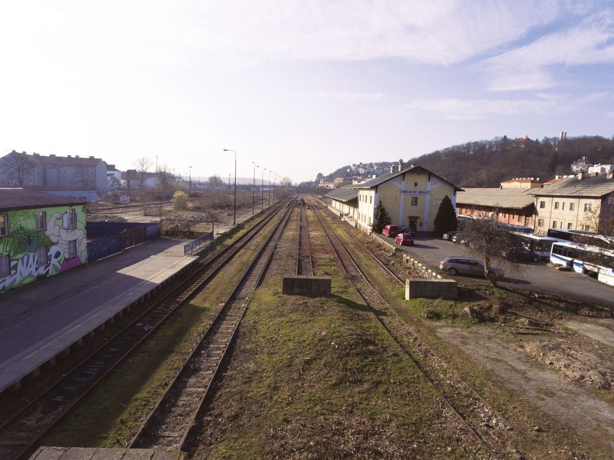 Smíchov City - pohled budoucí pěší zóna