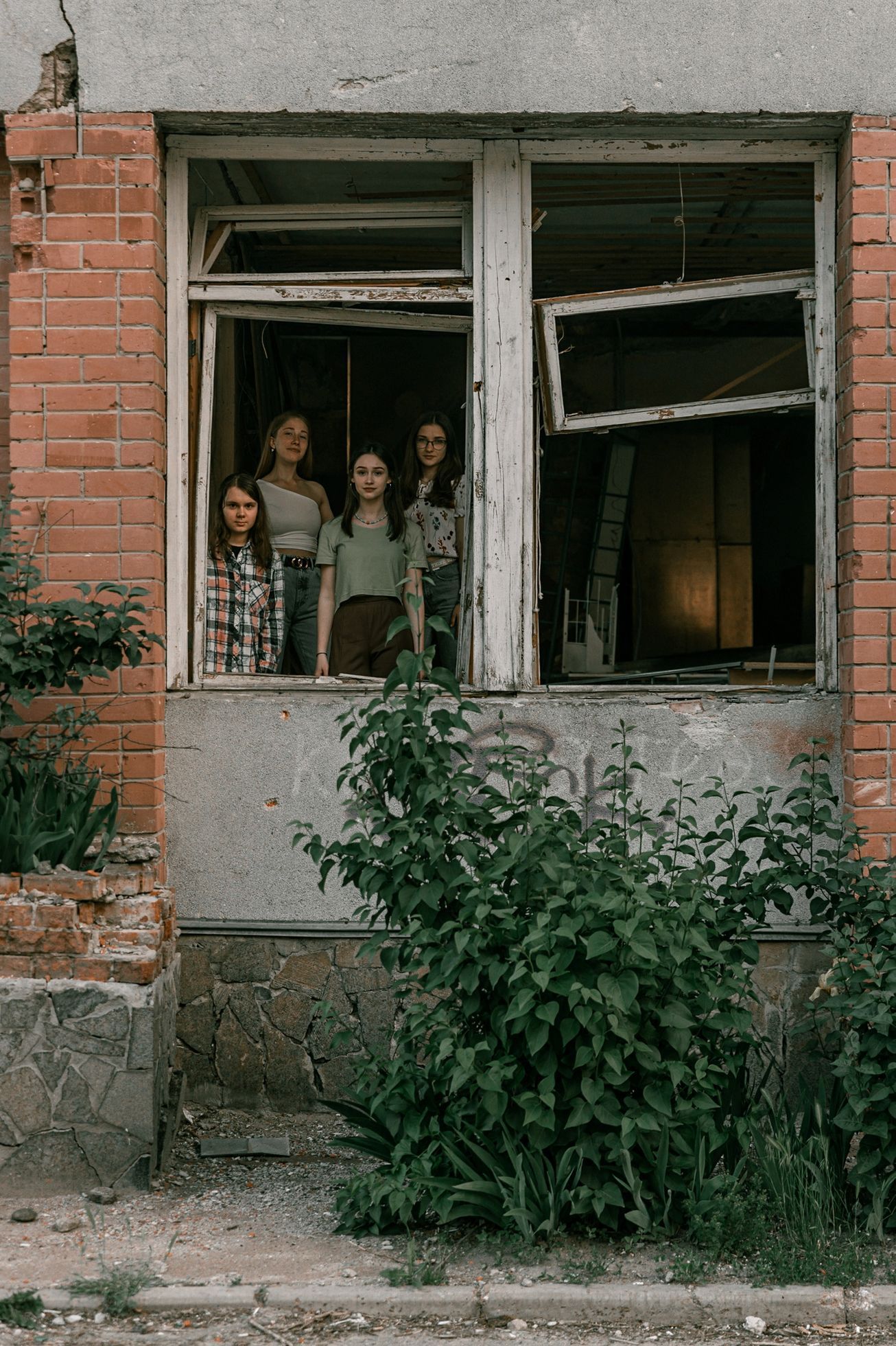 ukrajina invaze tablo středoškoláci fotografie maturita