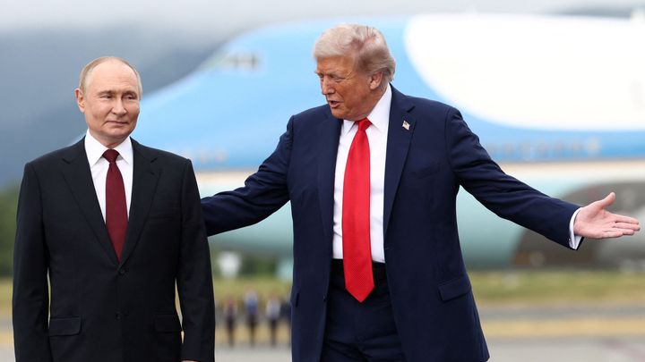 Putin se vrací jako vítěz, mají jasno ukrajinská média po jeho schůzce s Trumpem; Zdroj foto: Reuters