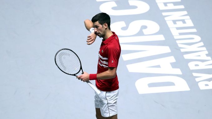 Novak Djokovič na Davis Cup Finals.