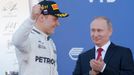 F1, VC Ruska 2017: Valtteri Bottas a Vladimir Putin