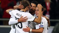 Kvalifikace na MS 2016:Radost německých fotbalistů