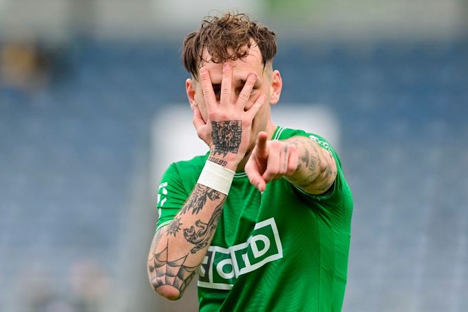 Útočník Karviné Filip Vecheta