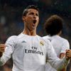 Ronaldo of Real Madrid celebrates his goal against Borussia Dortmund during their Champions League quarter-final first leg soccer match at Santiago Bernabeu stadium in Madrid