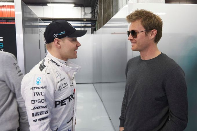 F1 2017: Valtteri Bottas a Nico Rosberg, Mercedes