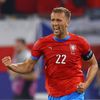 Tomáš Souček slaví gól v zápase Eura 2024 Česko - Turecko