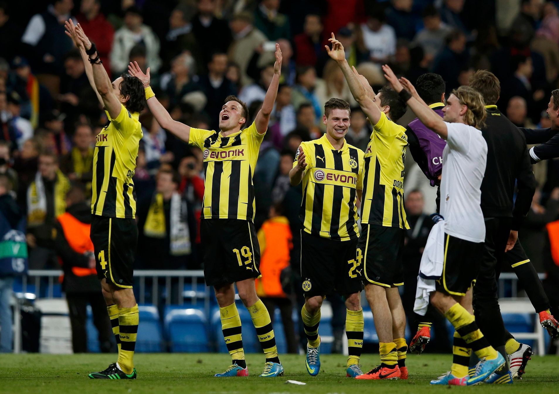 Fotbal, Liga mIstrů: Real Madrid - Dortmund: Dortmund slaví