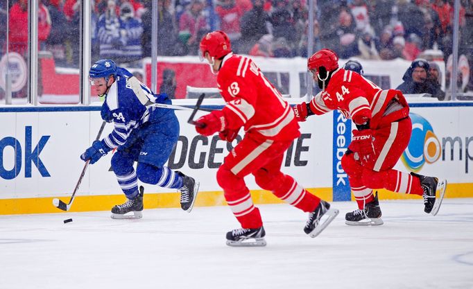 NHL Winter Classic, Detroit-Toronto: Pavel Dacjuk (13), Todd Bertuzzi (44) - Morgan Rielly (44)