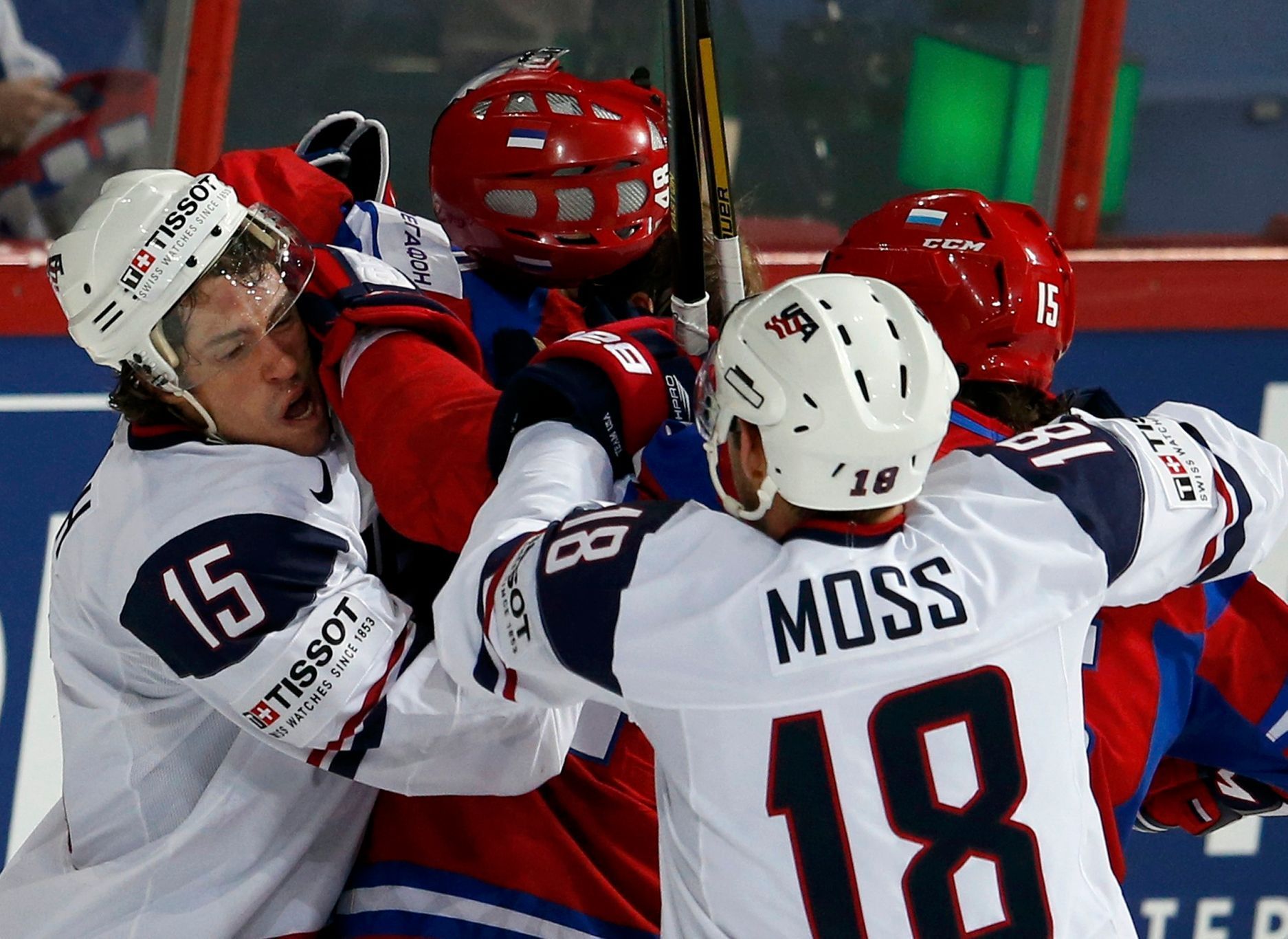 Hokej, MS 2013, Rusko - USA