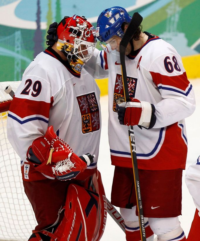 Jaromír Jágr a Tomáš Vokoun