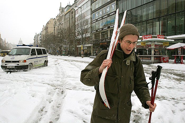 Sníh v Praze
