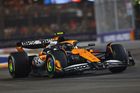 Lando Norris při Velké ceně Singapuru 2024