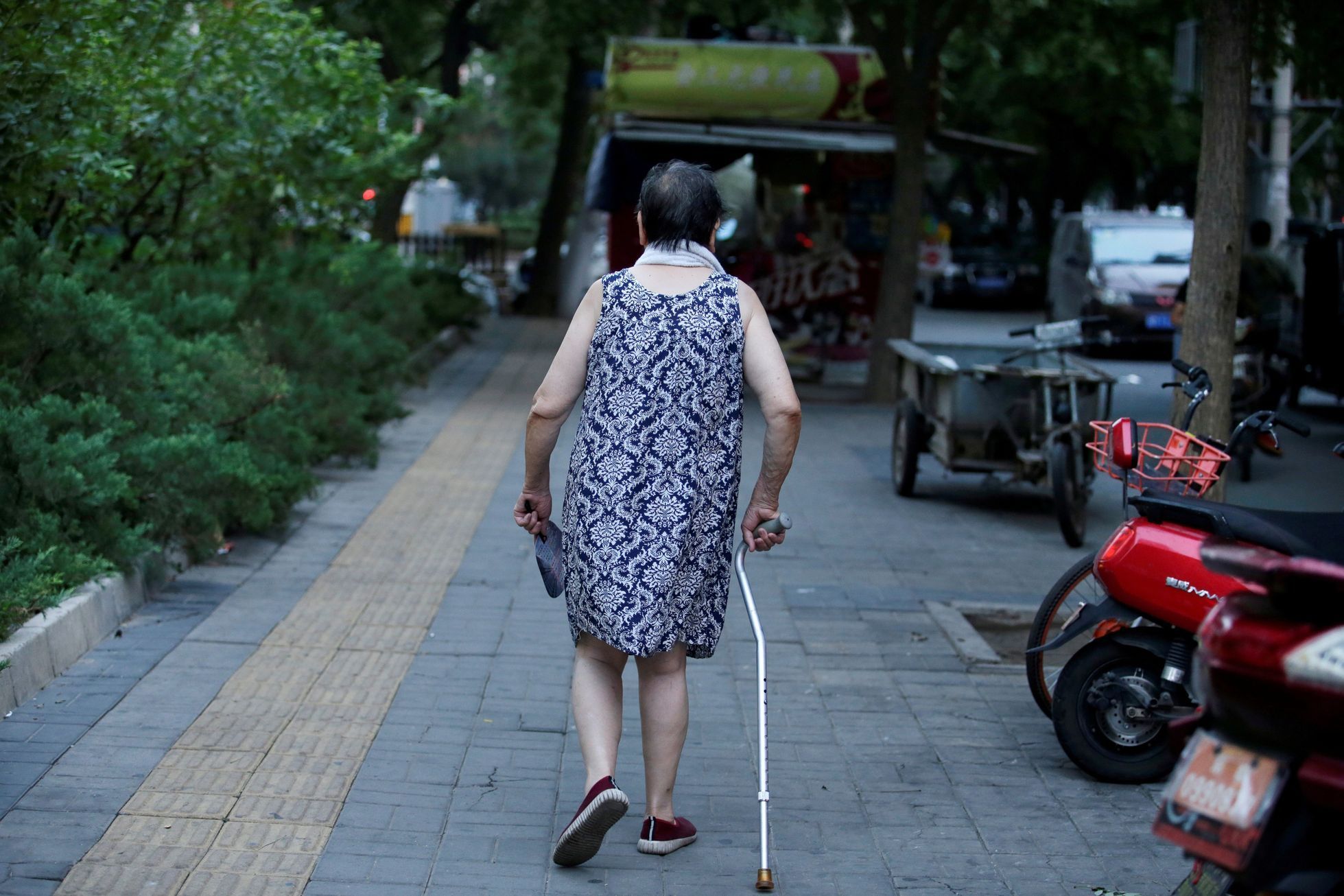 čína důchodci senioři