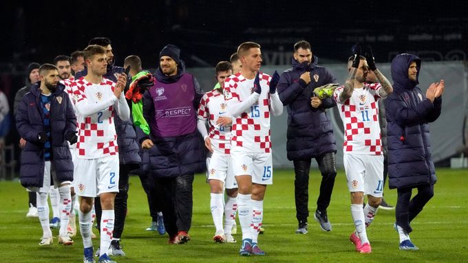 Radost fotbalistů Chorvatska