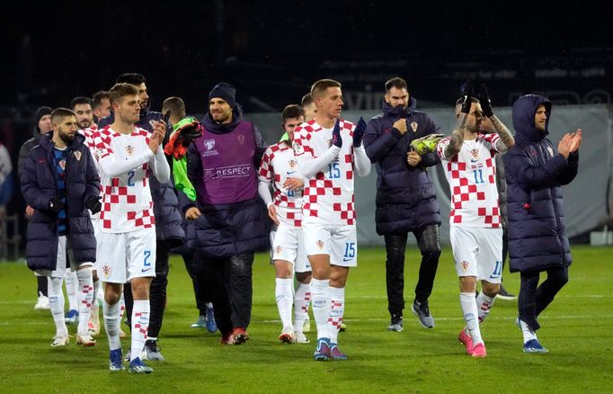 Radost fotbalistů Chorvatska