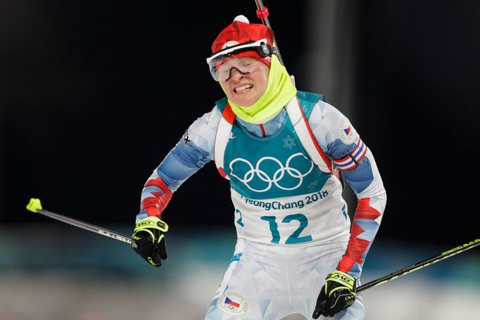 ZOH 2018, biatlon sprint Ž: Veronika Vítková