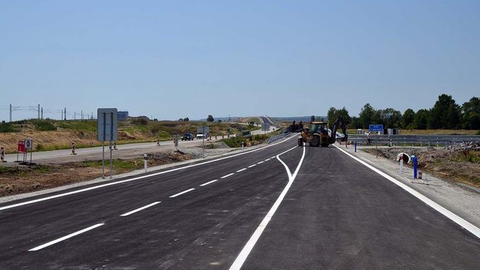 Stavba nového úseku dálnice D3 Bošilec - Ševětín