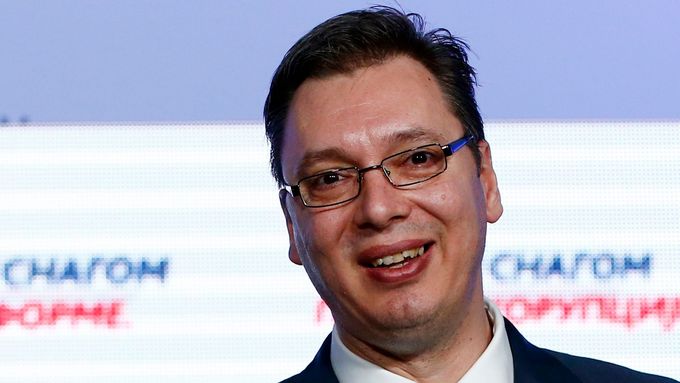 Aleksandar Vučič, lídr Srbské pokrokové strany (SNS), vítěze předčasných parlamentních voleb.