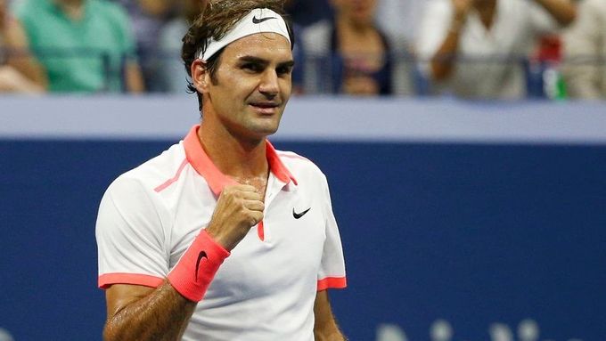 Roger Federer snadno postoupil do finále US Open.