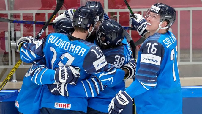 Finská radost ve finále Finsko - Kanada na MS 2021