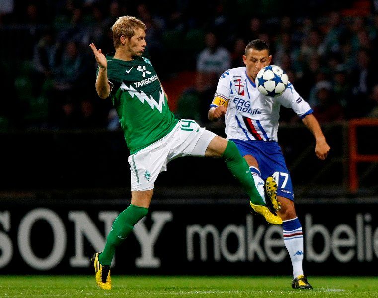 Kvalifikace o Ligu mistrů: Werder Brémy vs Sampdoria Janov