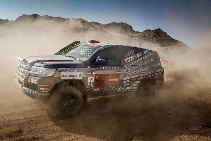 Akira Miura (Toyota) na Rallye Dakar 2021.