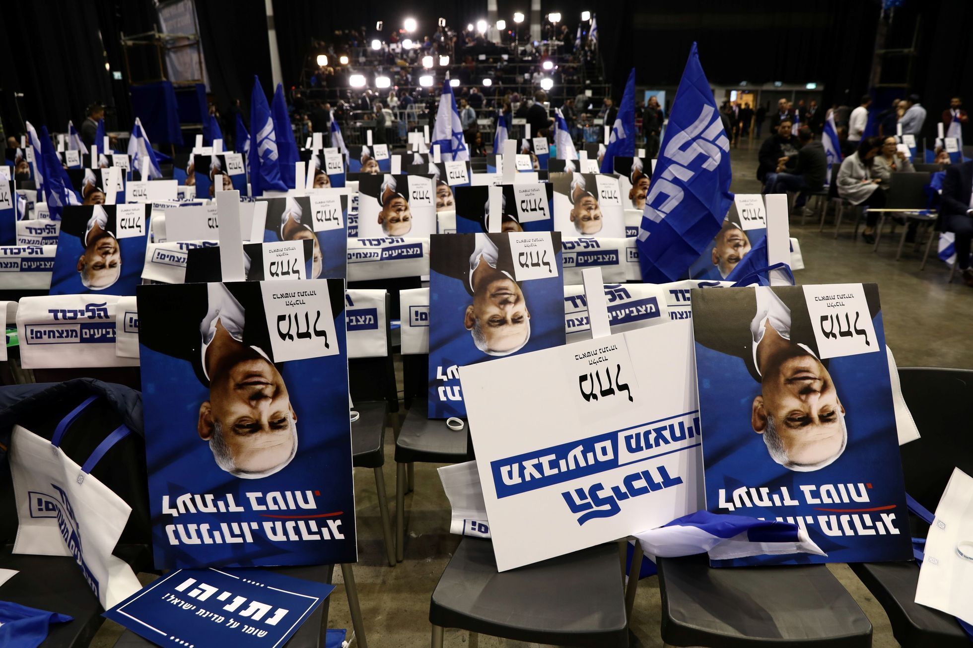 Izrael volby Benjamin Netanjahu