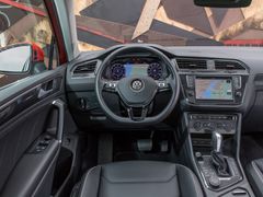 Přístrojová deska nejlépe vybavené verze nového Volkswagenu Tiguan.